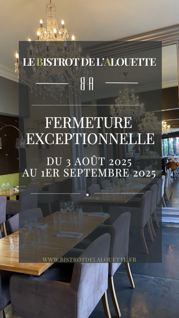 Fermeture estivale pour travaux : Rendez-vous le 1er septembre !